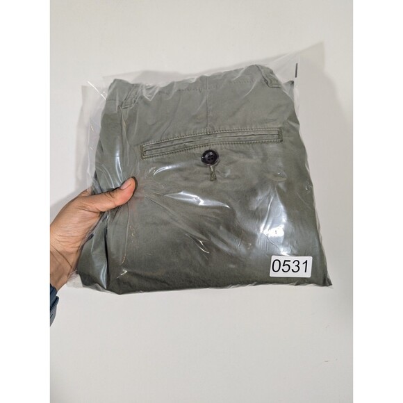 J. Crew Mens Green Tapered Regular Chino Joggers Pants Sz 31 Preppy Academia - Picture 10 of 10